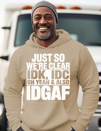 IDGAF I Don't Give AF